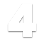 Letter 4 White