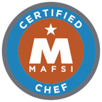 M Chef Certified Chef Logo_1 Star Colors Gray Border Patch Pin-01