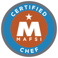 M Chef Certified Chef Logo_1 Star Colors Gray Border Patch Pin-01