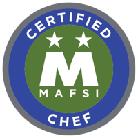 M Chef Certified Chef Logo_2 Star Colors Gray Border Patch Pin-01
