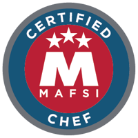 M Chef Certified Chef Logo_3 Star Colors Gray Border Patch Pin-01