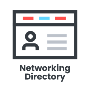 Networking Directory Color Icon 300 x 300
