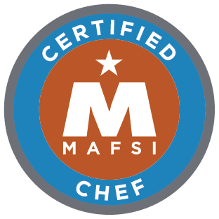 M Chef Certified Chef Logo_1 Star Colors Gray Border Patch Pin-01