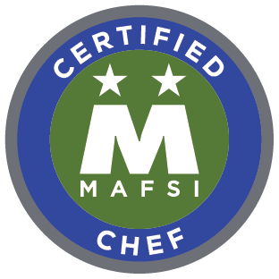 M Chef Certified Chef Logo_2 Star Colors Gray Border Patch Pin-01